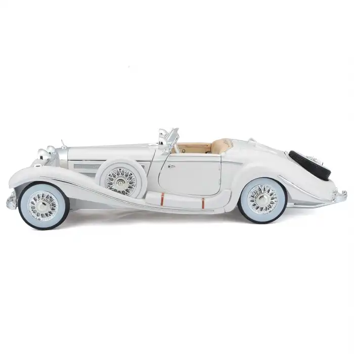 Maisto Premiere Edition 1:18 1936 Mercedes Benz 500 K Typ Specialroadster Beyaz - 36055