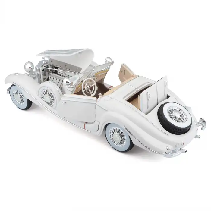 Maisto Premiere Edition 1:18 1936 Mercedes Benz 500 K Typ Specialroadster Beyaz - 36055
