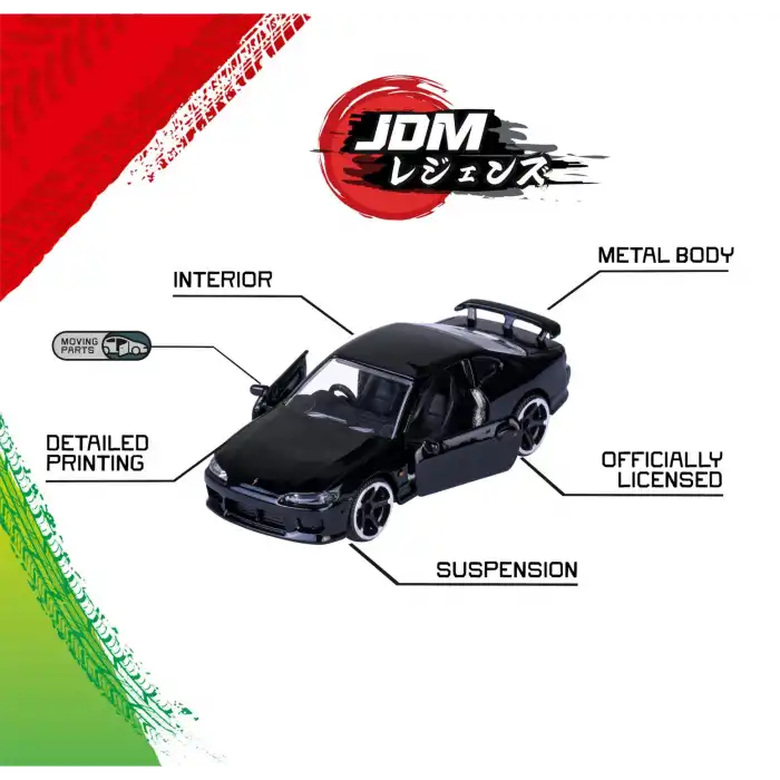 Majorette JDM Legends 6lı Set 1:64 Die-Cast Model Araçlar