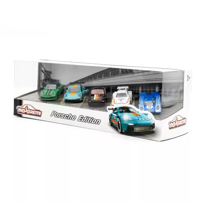 Majorette Porsche Edition - 5 Araçlı Hediye Paketi - 212053172