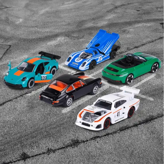 Majorette Porsche Edition - 5 Araçlı Hediye Paketi - 212053172