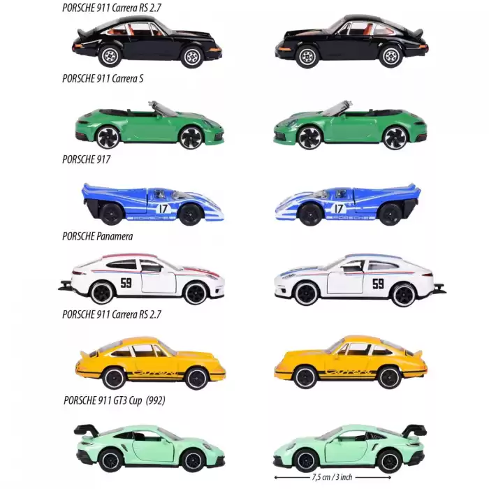 Majorette Porsche Motorsport Premium 6 Araçlık Set - 212053062