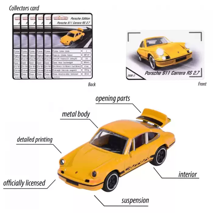 Majorette Porsche Motorsport Premium 6 Araçlık Set - 212053062