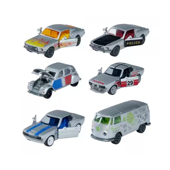 Majorette Premium Vintage Delüks Metal Seri - 6 Araçlık Set