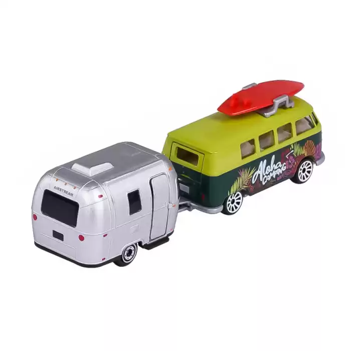 Majorette Volkswagen Original Trailer & T1 Yeşil