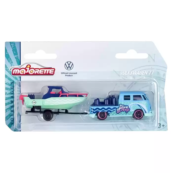 Majorette Volkswagen Original Trailer Tekne & T1
