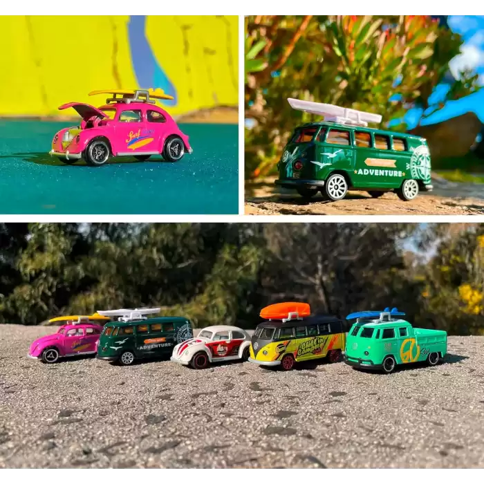 Majorette Volkswagen The Originals 5 Araçlı Hediye Paketi