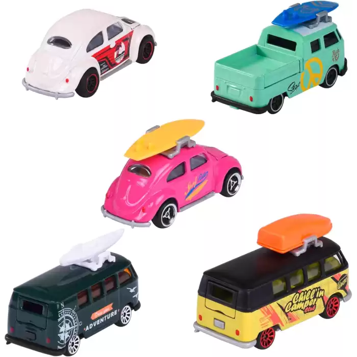 Majorette Volkswagen The Originals 5 Araçlı Hediye Paketi