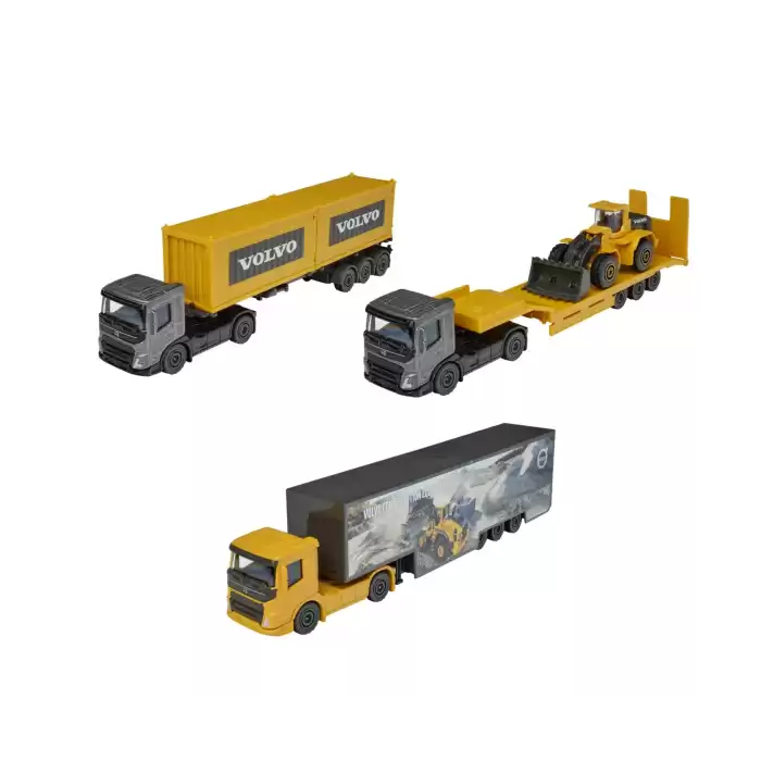 Majorette Volvo FMX Low Bed Trailer