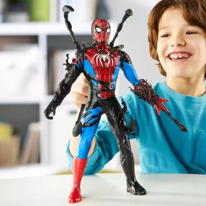 Marvel Spider-Man VenomVersus Spider-Man Liquid Shifter Aksesuarlı Aksiyon Figürü