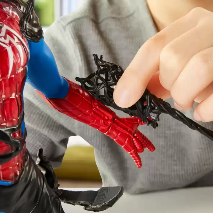 Marvel Spider-Man VenomVersus Spider-Man Liquid Shifter Aksesuarlı Aksiyon Figürü