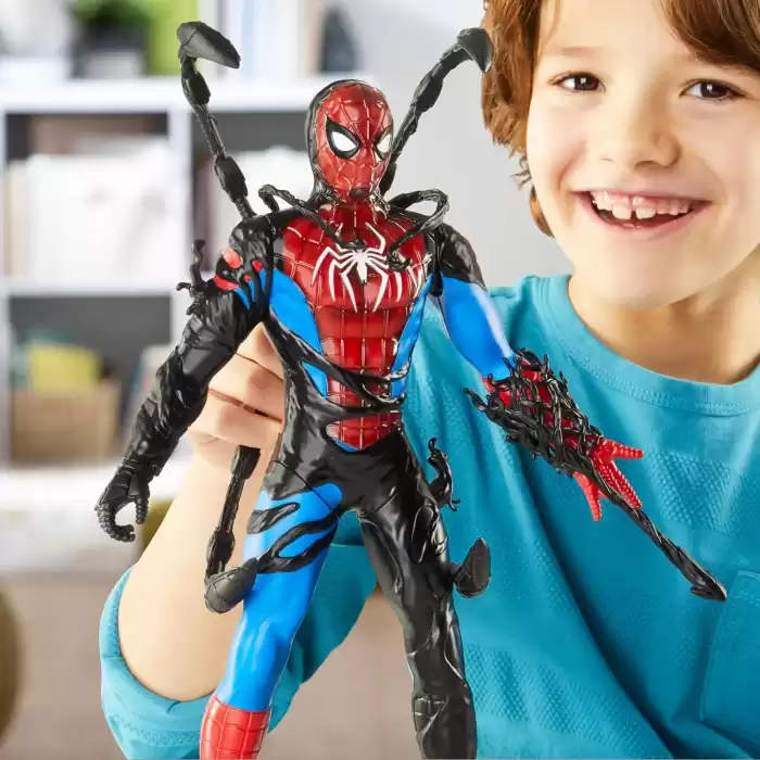Marvel Spider-Man VenomVersus Spider-Man Liquid Shifter Aksesuarlı Aksiyon Figürü