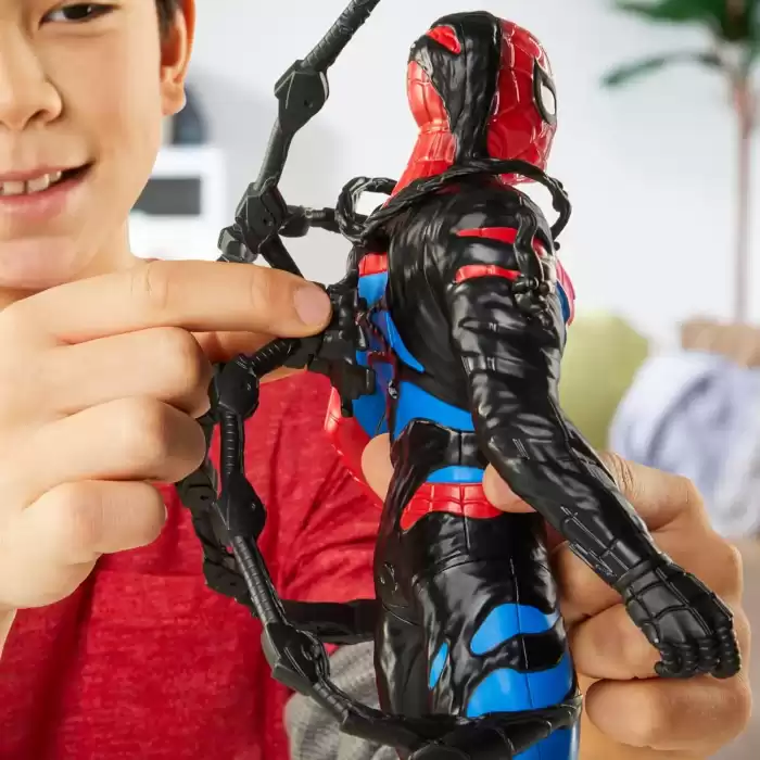 Marvel Spider-Man VenomVersus Spider-Man Liquid Shifter Aksesuarlı Aksiyon Figürü