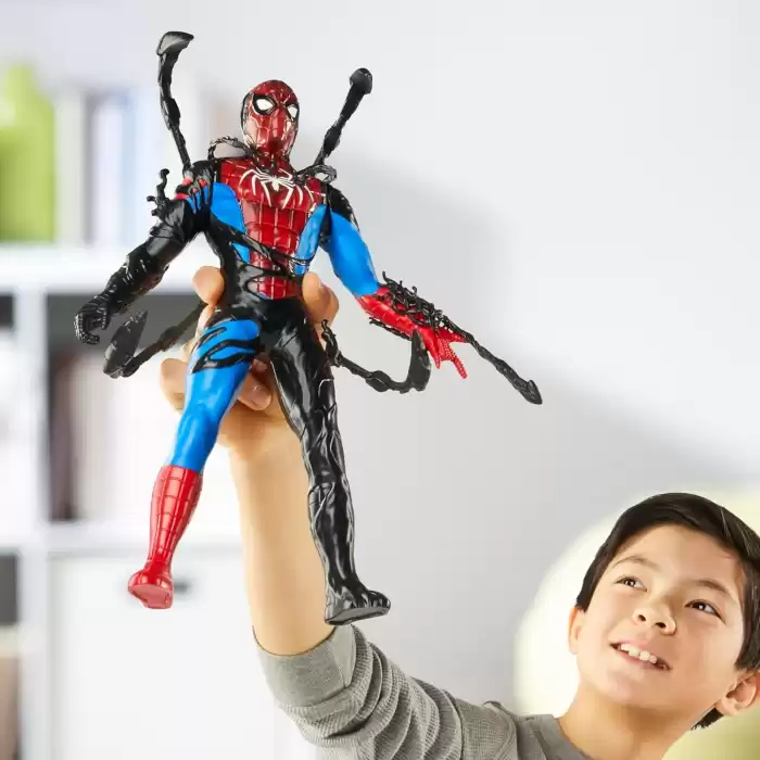 Marvel Spider-Man VenomVersus Spider-Man Liquid Shifter Aksesuarlı Aksiyon Figürü