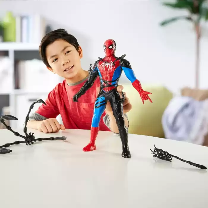 Marvel Spider-Man VenomVersus Spider-Man Liquid Shifter Aksesuarlı Aksiyon Figürü