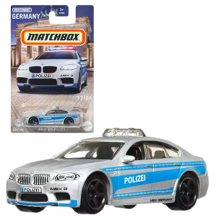 Matchbox Almanya 2024 BMW M5 Police 17/24