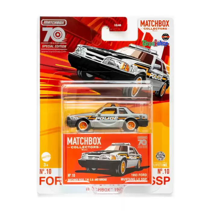 Matchbox Collectors 70. Special Edition - 1993 Ford Mustang LX SSP- HLJ68