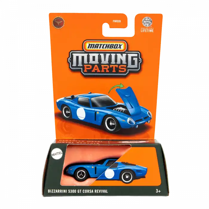 Matchbox Moving Part Bizzarini 5300 GT Corsa Revival - JBW98