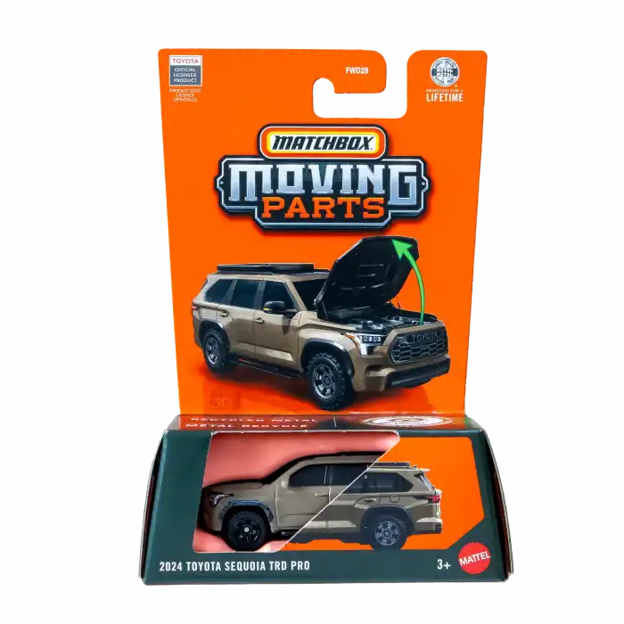 Matchbox Moving Parts 2024 Toyota Sequoia TRD Pro - JHV54