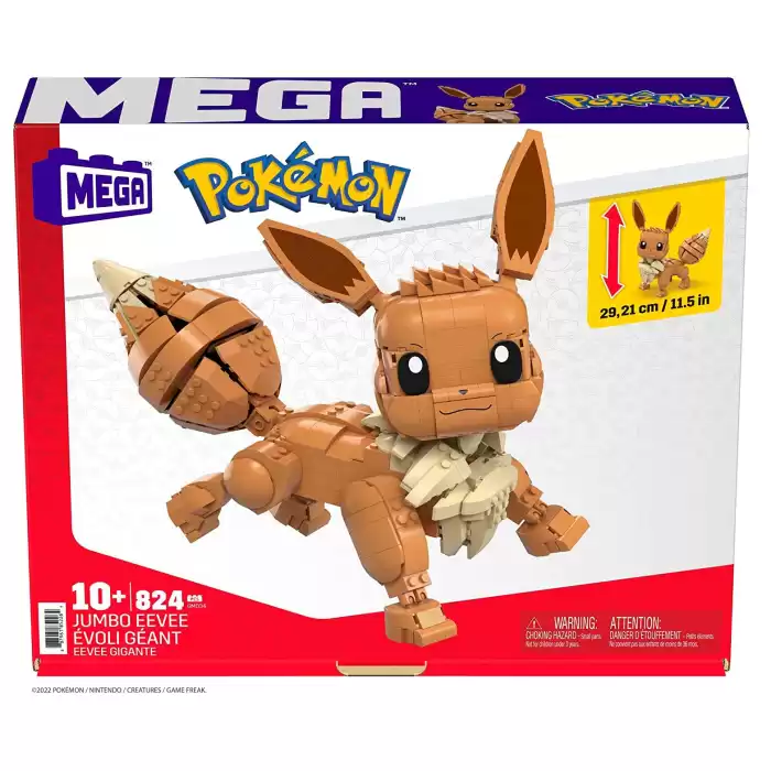 Mega Bloks Construx Pokemon - Jumbo Eevee Figürü, GMD34