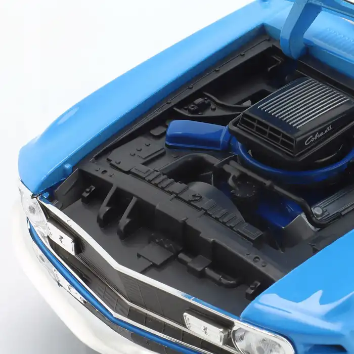 Miasto 1:18 1970 Ford Mustang Mack 1 Diecast Model Araba Mavi - 31453