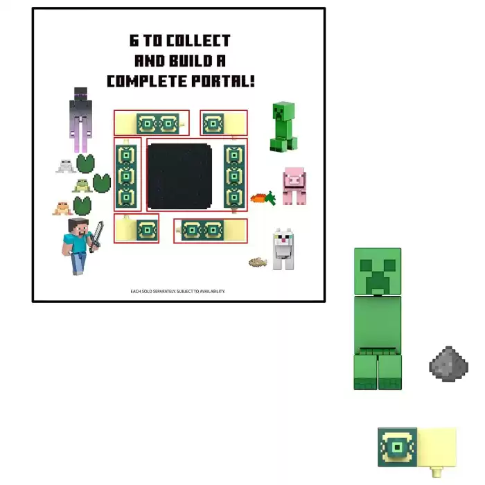 Minecraft Creeper Figürü - Build a Portal HMB20