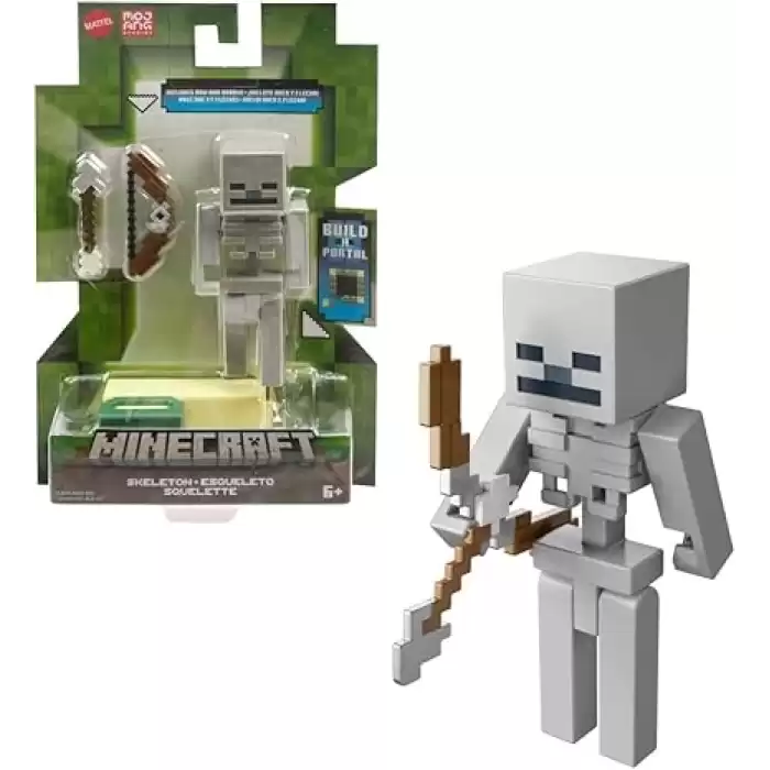 Minecraft Skeleton Figürü - Build a Portal GTP08