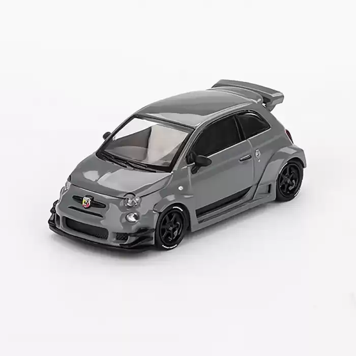 [Ön Satış ] Mini GT 1/64 Abarth 595 LB-WORKS x Abas Works Grey - MGT00995
