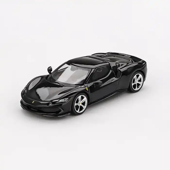 Mini GT 1/64 BBR: Ferrari 296 GTB Nero Daytona - BBRFER64003