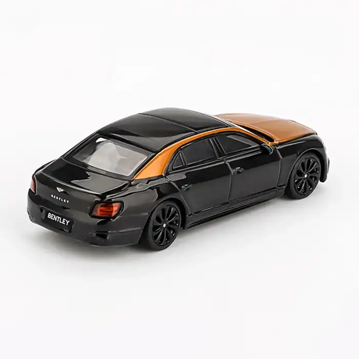 MINI GT: 1/64 Bentley Flying Spur Orange Flame / Onyx - MGT00991