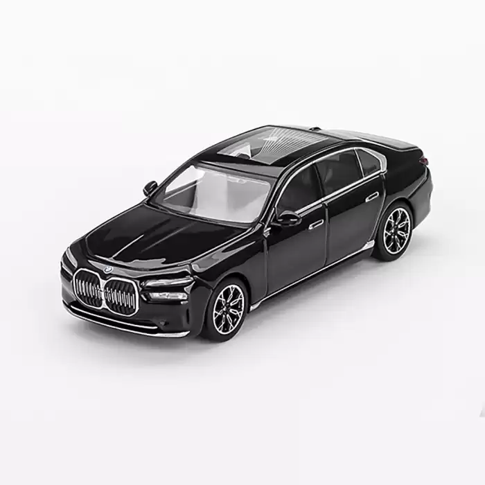Mini GT 1:64 BMW i7 xDrive60 Black Sapphire Blister Ambalaj - MGT00802