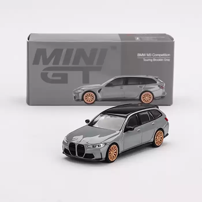 [Ön Satış ] Mini GT 1/64 BMW M3 Competition Touring Brooklyn Grey - MGT00864