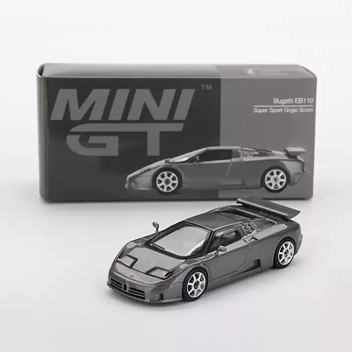 [Ön Satış ] Mini GT 1/64 Bugatti EB110 Super Sport Grigio Scuro - MGT01002