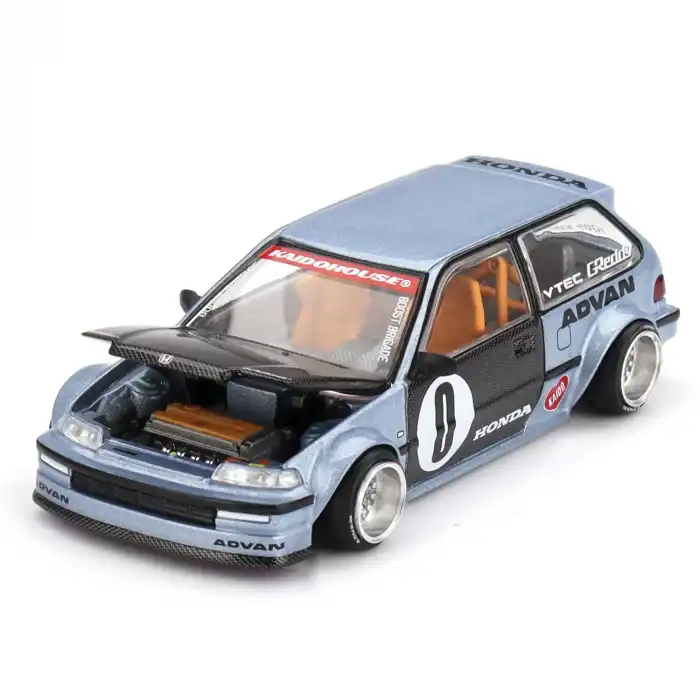 Mini GT 1/64 KaidoHouse Honda Civic (EF) Kaido Roulette V1 - KHMG179