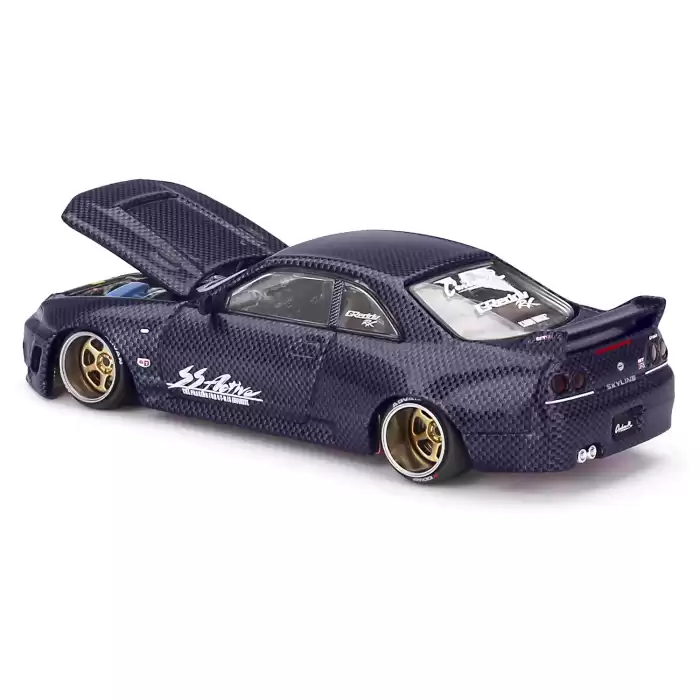 [Ön Satış ] Mini GT 1/64 KaidoHouse Nissan Skyline GT-R (R33) Active Carbon R V2 - KHMG163