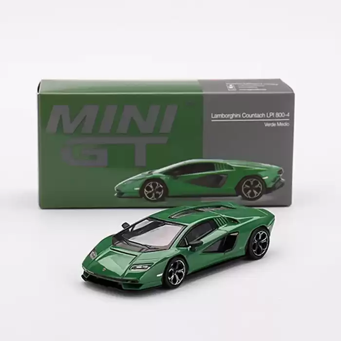[Ön Satış ] Mini GT 1/64 Lamborghini Countach LPI 800-4 Verde Medio - MGT00976