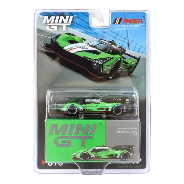 Mini GT 1/64 Lamborghini Huracán GT3 EVO2 Iron Lynx IMSA 2023 Daytona 24 Hrs. - Blister Paket