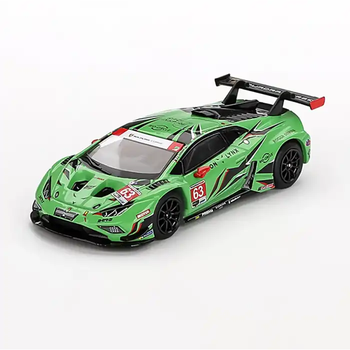 Mini GT 1/64 Lamborghini Huracán GT3 EVO2 Iron Lynx IMSA 2023 Daytona 24 Hrs - MGT00813