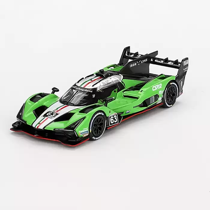 Mini GT 1/64 Lamborghini SC63 #63 Iron lynx 2024 IMSA Sebring 12 Hrs - MGT00816