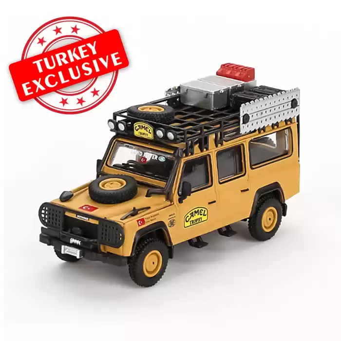 Mini GT 1:64 Land Rover Defender 110 1989 Camel Trophy Amazon Team Turkey Turkey Exclusive - MGT00856