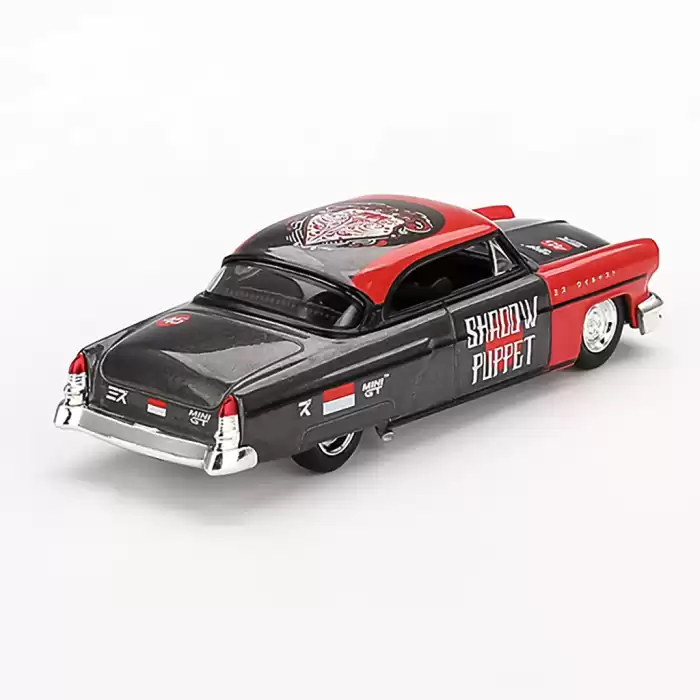 MINI GT: 1/64 Lincoln Capri Hot Rod 1954 Shadow Puppet MINI GT x MIZU Diecast - Blister Paket
