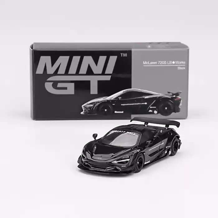 [Ön Satış ] Mini GT 1/64 McLaren 720S LB Works Black - MGT00777