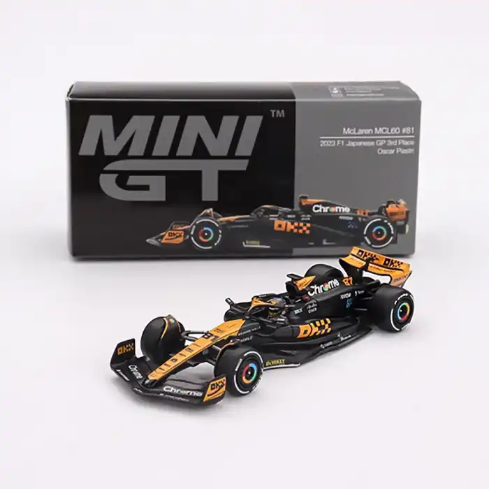 [Ön Satış ] Mini GT 1/64 McLaren MCL60 Oscar Piastri 2023 F1 2023 Japanese GP 3rd Place - MGT00768