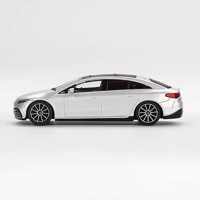MINI GT: 1/64 Mercedes-Benz EQS 580 4MATIC Silver Metallic - MGT00508