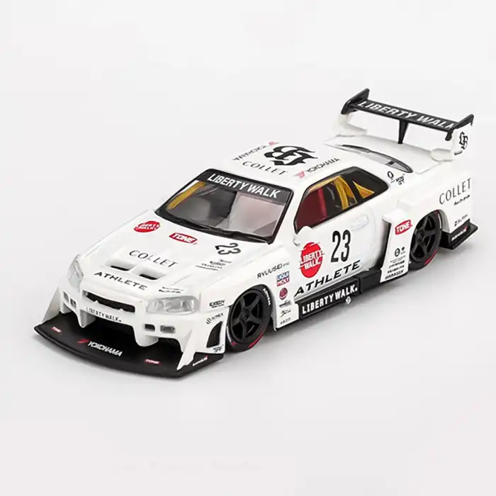 Mini GT 1/64 Nissan LB-ER34 Super Silhouette ATHLETE/COLLET - MGT01059