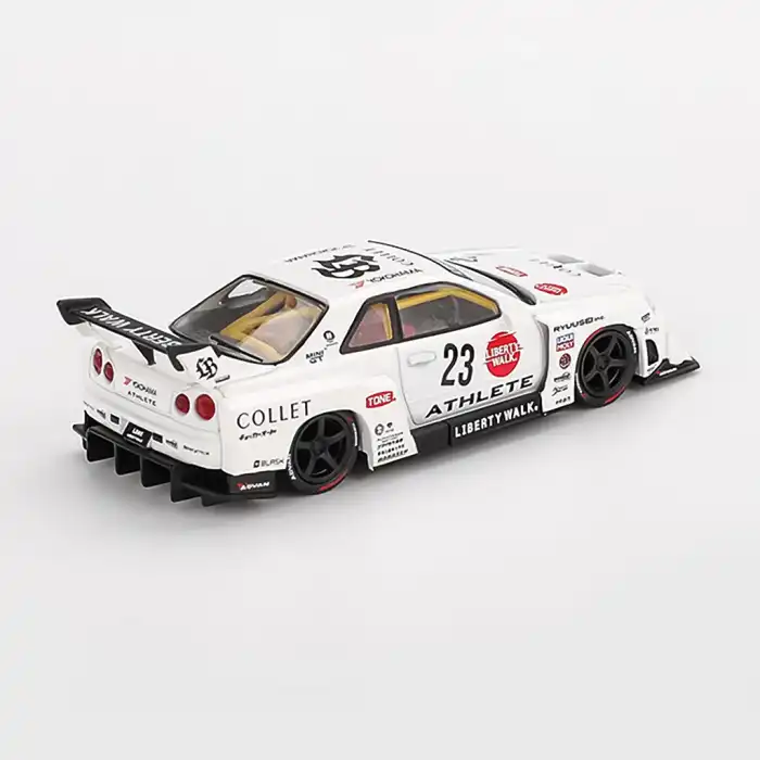 Mini GT 1/64 Nissan LB-ER34 Super Silhouette ATHLETE/COLLET - MGT01059