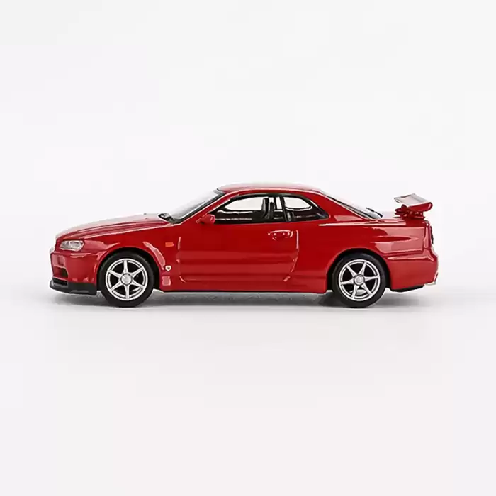 Mini GT 1:64 Nissan Skyline GT-R (R34) V-Spec Active Red Blister Paket- MGT00796