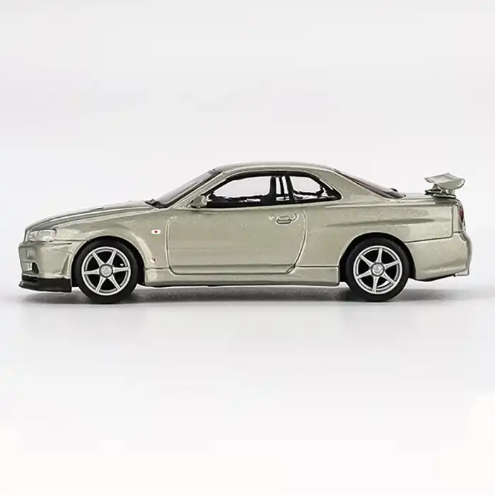 MINI GT: 1/64 Nissan Skyline GT-R (R34) V-Spec II Nür Millenium Jade - MGT01003