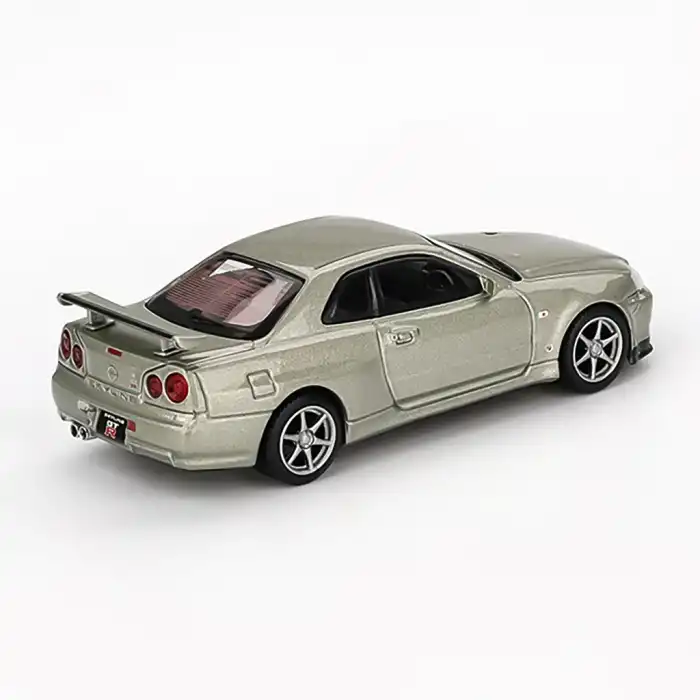 MINI GT: 1/64 Nissan Skyline GT-R (R34) V-Spec II Nür Millenium Jade - MGT01003