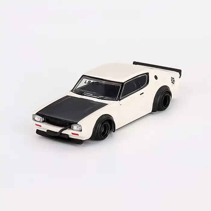 Mini GT 1/64 Nissan Skyline Kenmeri Liberty Walk White- MGT00702